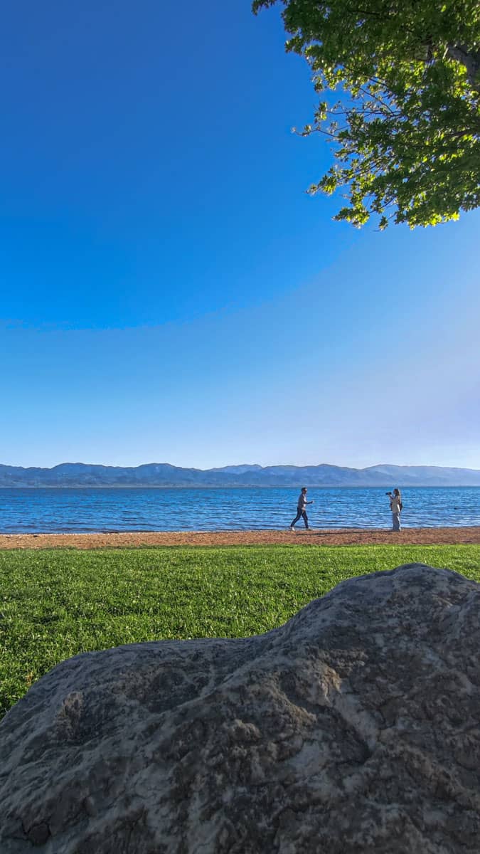 The shores of Lake Trichonida.